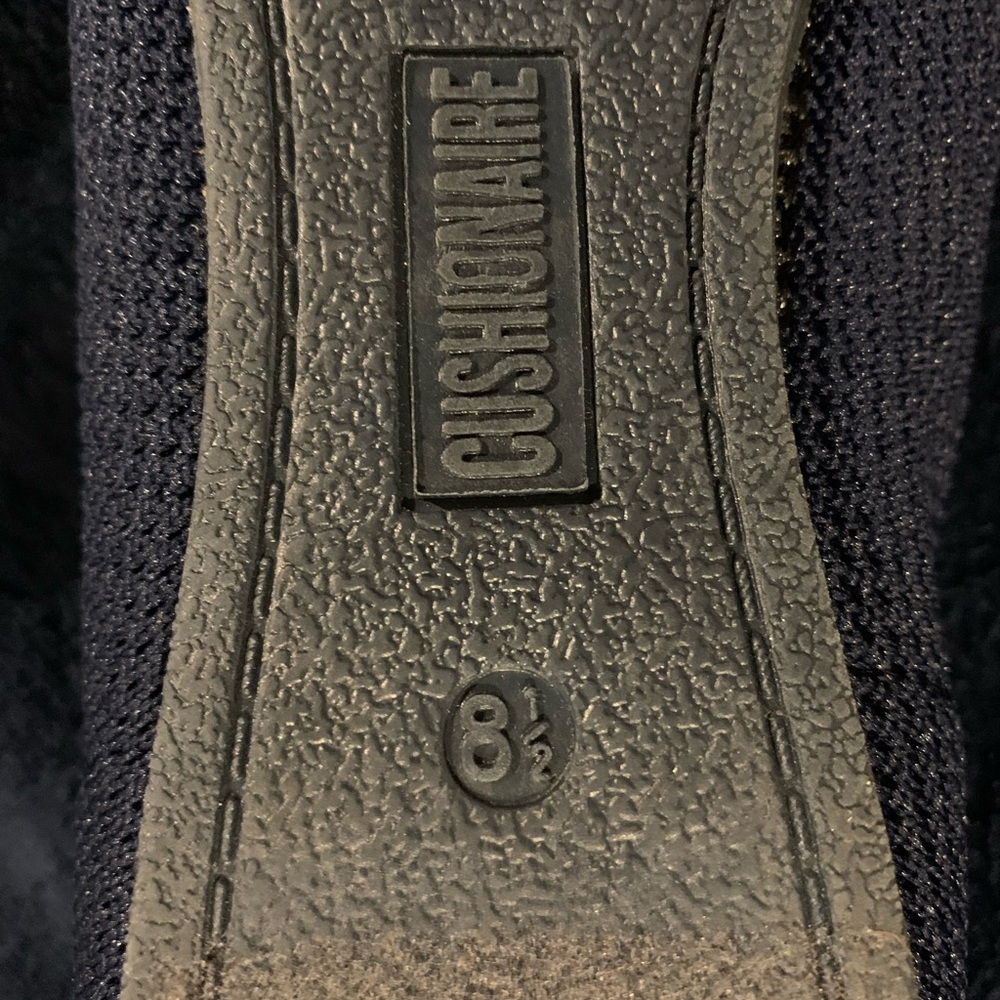 Cushionaire Tyra Knit Ballet Flats Navy Blue Women’s size 8.5 - Picture 5 of 5